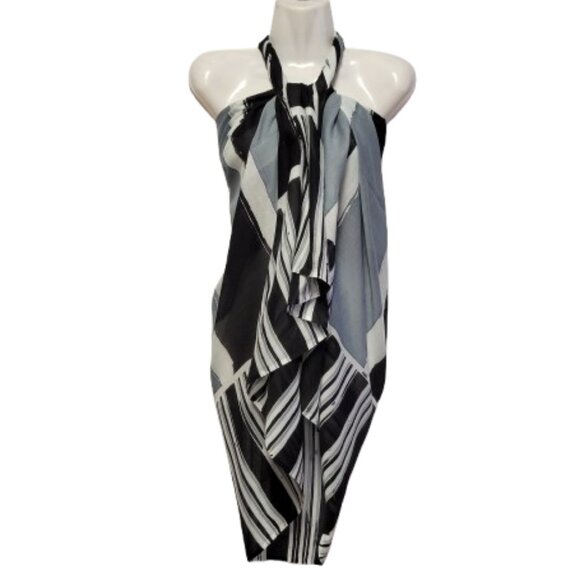 Cover-Ups Swimsuit Cover Ups, Beachwear Wraps, Halter or Strapless Wrap Dress - Picture 1 of 6